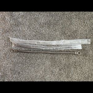 Miche silver rope handles/straps, replacement.